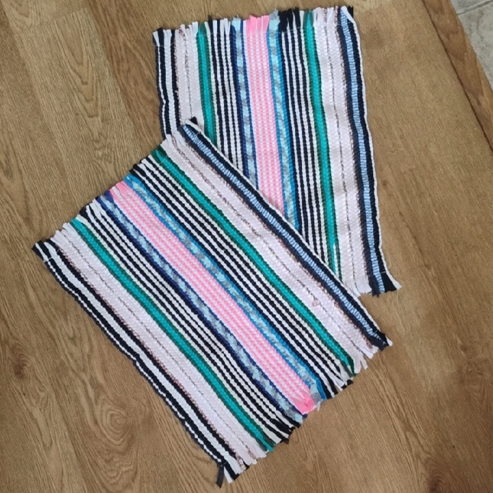 Colorful Striped Floor Rugs